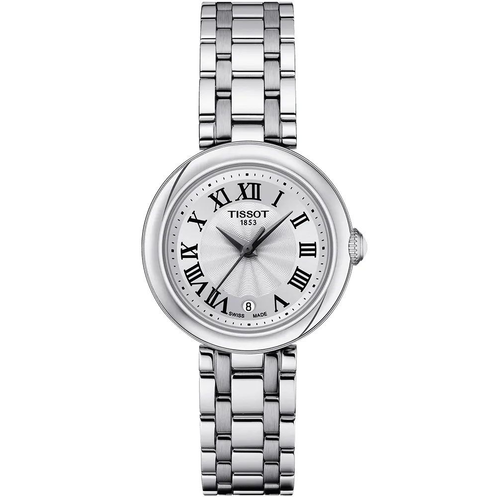 TISSOT 天梭 BELLISSIMA SMALL LADY 羅馬石英女錶-26mm T1260103601300 歷史價格詳細信息