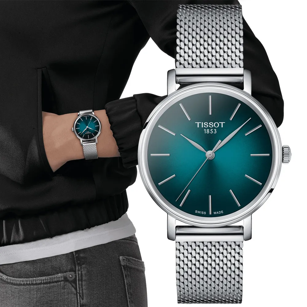 TISSOT天梭 EVERYTIME 簡約經典對錶 /T1434101103300+T1432101103300 歷史價格詳細信息
