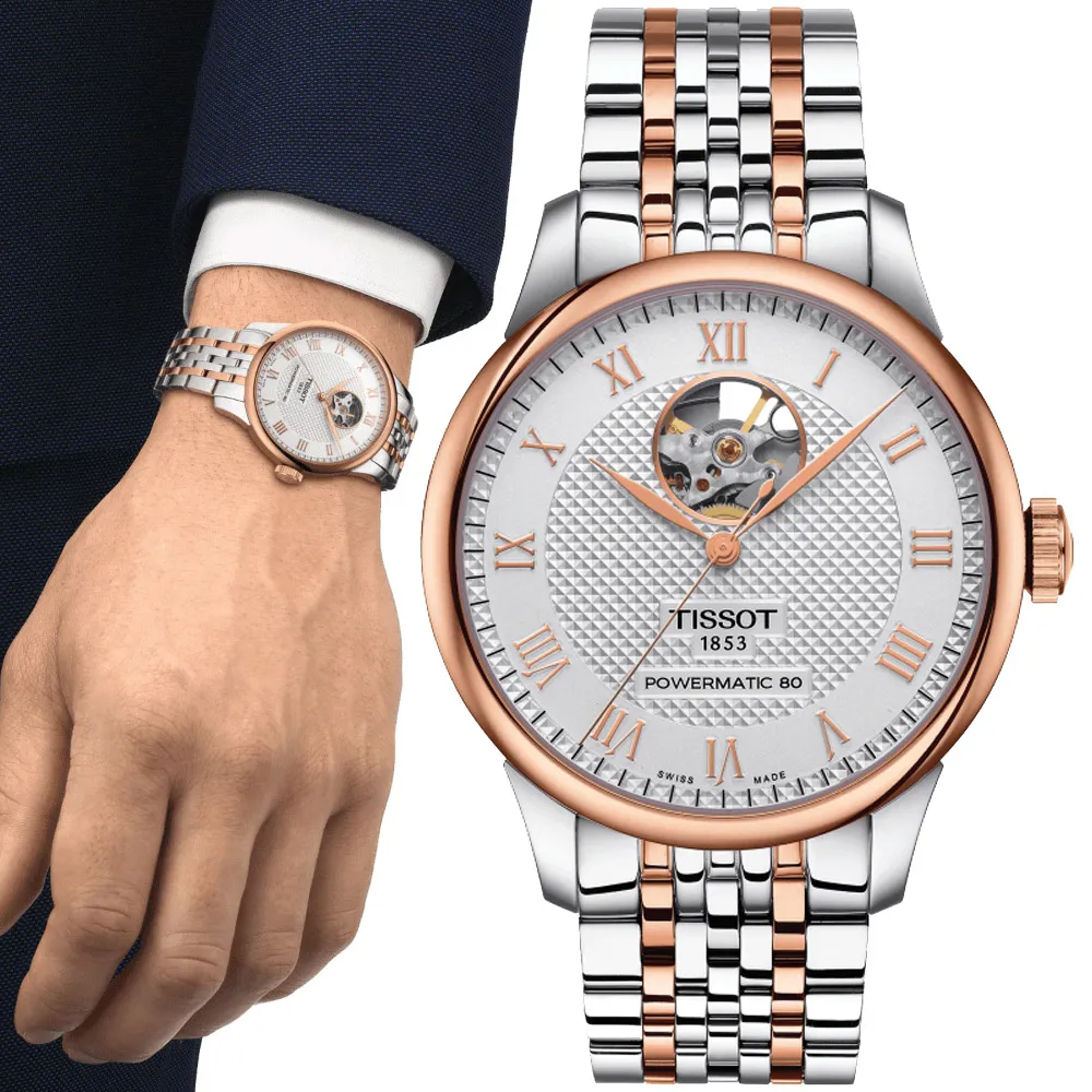 TISSOT天梭 LE LOCLE力洛克系列 20週年機械腕錶 29mm/T0062071103601 歷史價格詳細信息