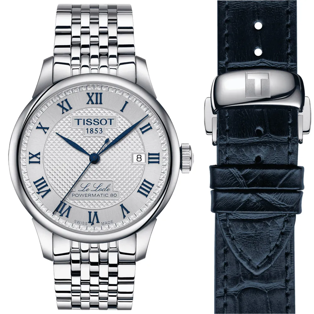 TISSOT 天梭 LELOCLE 力洛克20週年動力儲存機械錶/39.3mm/T0064071103303 價格比較,價格查詢,歷史價格詳細信息