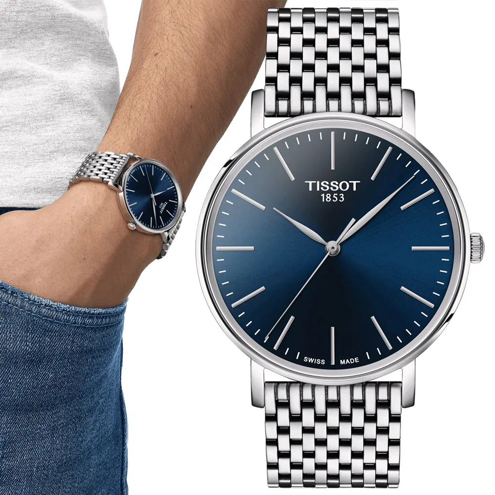 TISSOT天梭 EVERYTIME 簡約經典腕錶 40mm/T1434101103300 歷史價格詳細信息