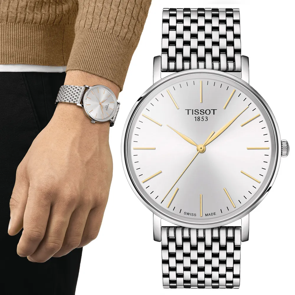 TISSOT天梭 EVERYTIME 簡約經典腕錶 40mm/T1434101103300 歷史價格詳細信息