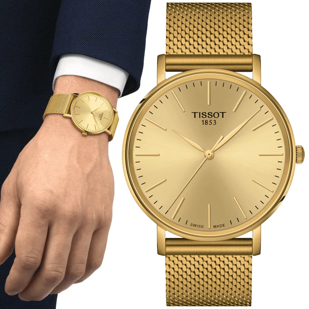 TISSOT天梭 EVERYTIME 簡約經典腕錶 40mm/T1434101103300 歷史價格詳細信息