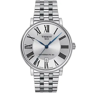 TISSOT 天梭 Carson 羅馬計時石英錶-41mm T1224171603300 歷史價格詳細信息