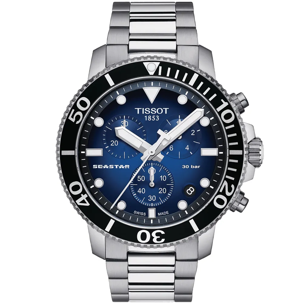 TISSOT 天梭 Seastar 海星300米潛水計時腕錶(T1204171742100)漸層紅 歷史價格詳細信息
