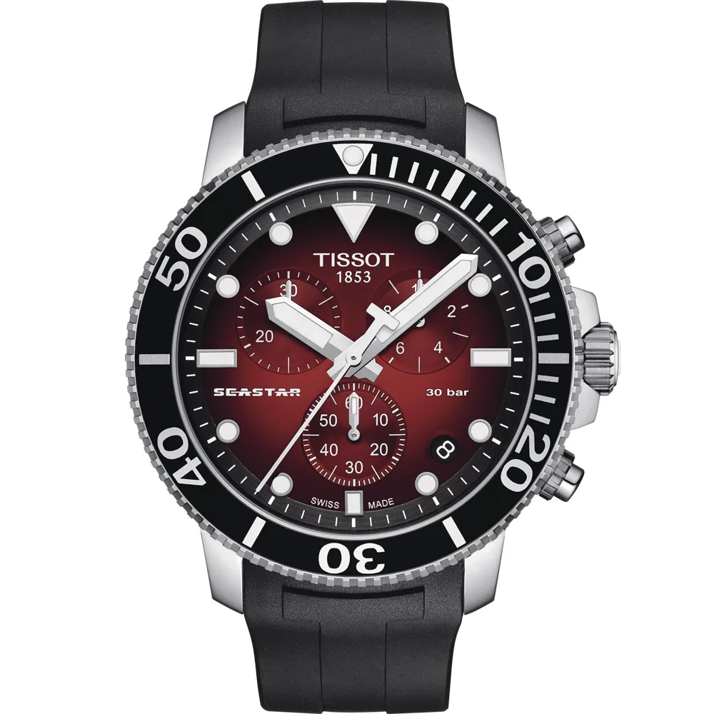 TISSOT 天梭 Seastar 海星300米潛水石英錶(T1204171109101) 歷史價格詳細信息