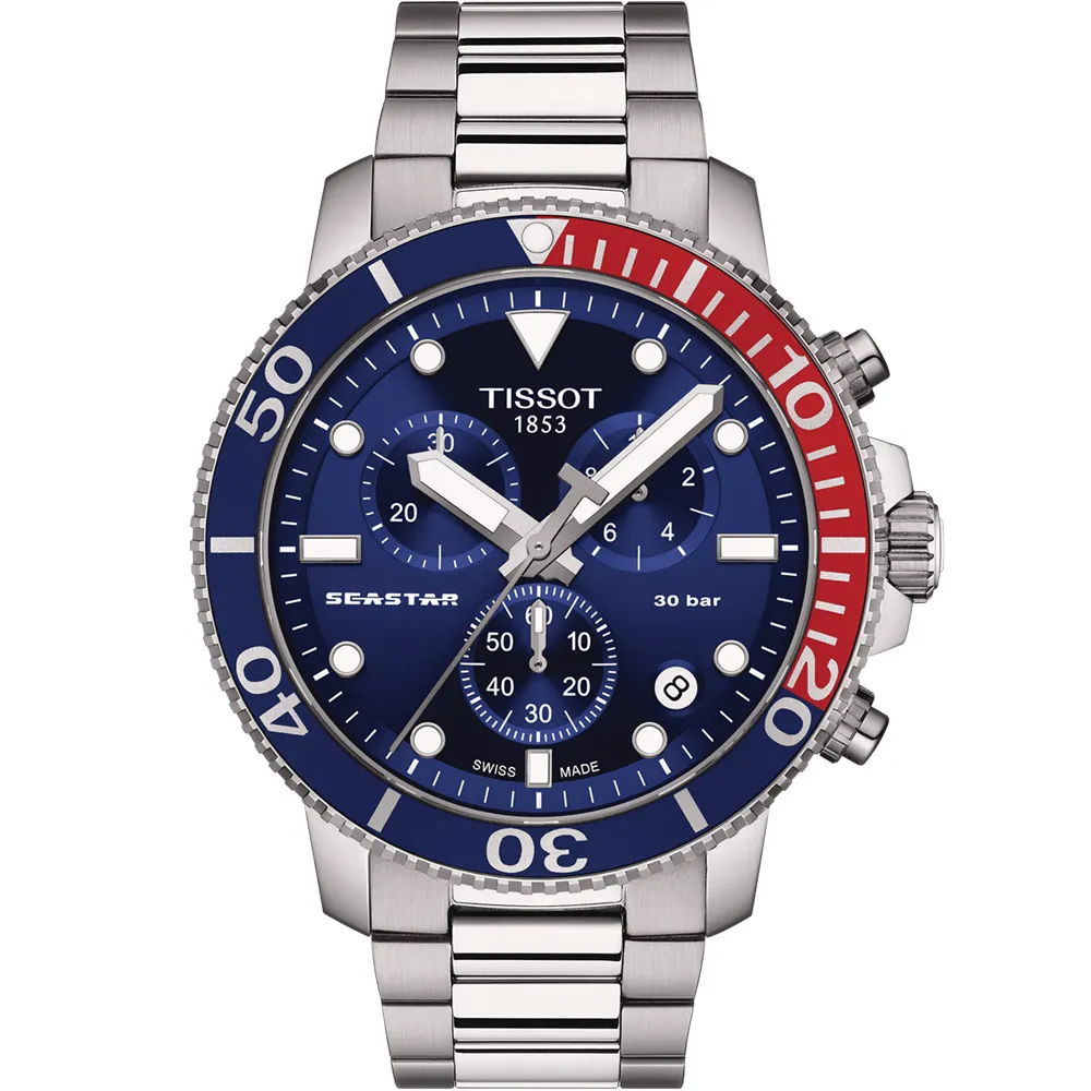 TISSOT SEASTAR 海星計時潛水錶 T1204171105100 45.5mm 歷史價格詳細信息