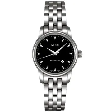 MIDO Baroncelli II 羅馬假期機械腕錶-銀/玫塊金X咖啡 M86002218 歷史價格詳細信息