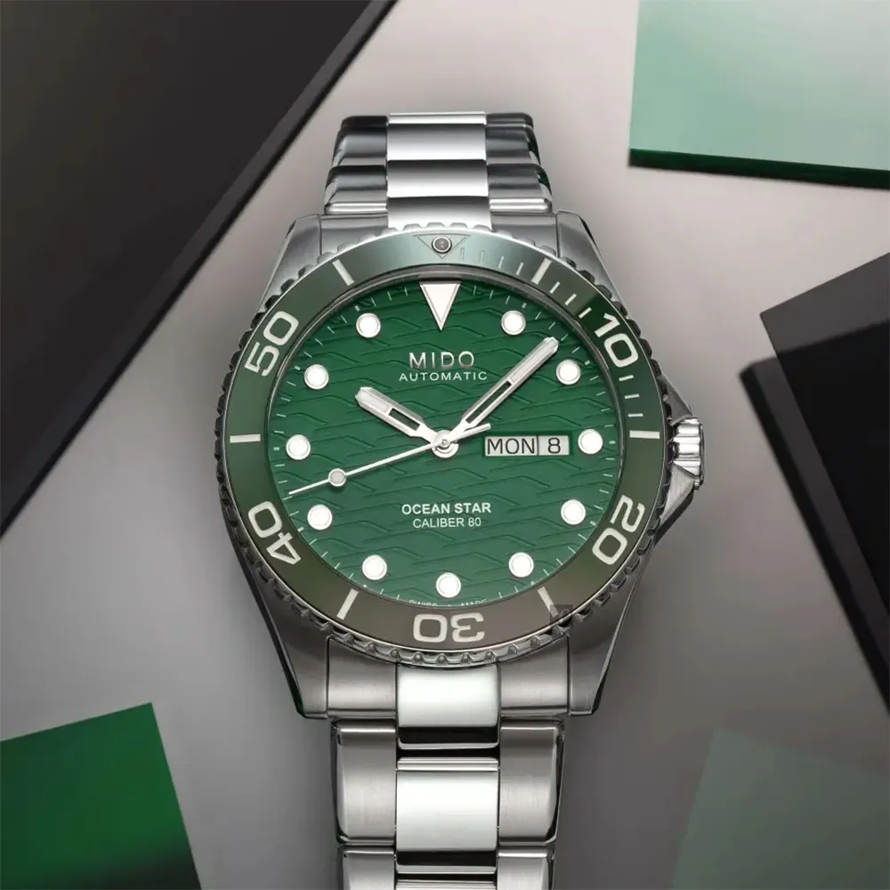 MIDO 美度 Ocean Star 200C 鈦金屬 海洋之星陶瓷圈潛水錶-黑/42.5mm M0424304405100 歷史價格詳細信息