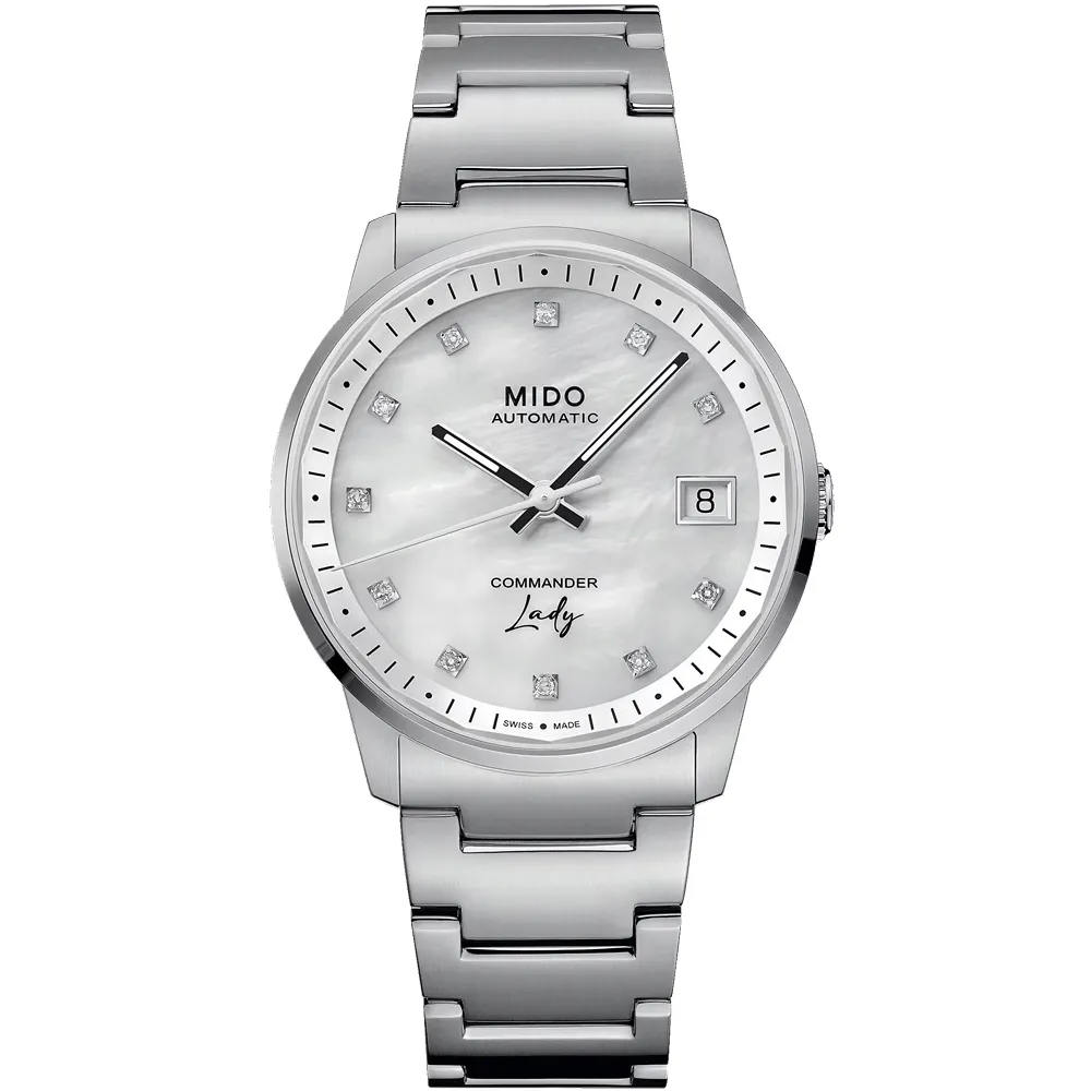 MIDO美度 COMMANDER 香榭系列 真鑽機械腕錶 35mm / M0212071110600 歷史價格詳細信息