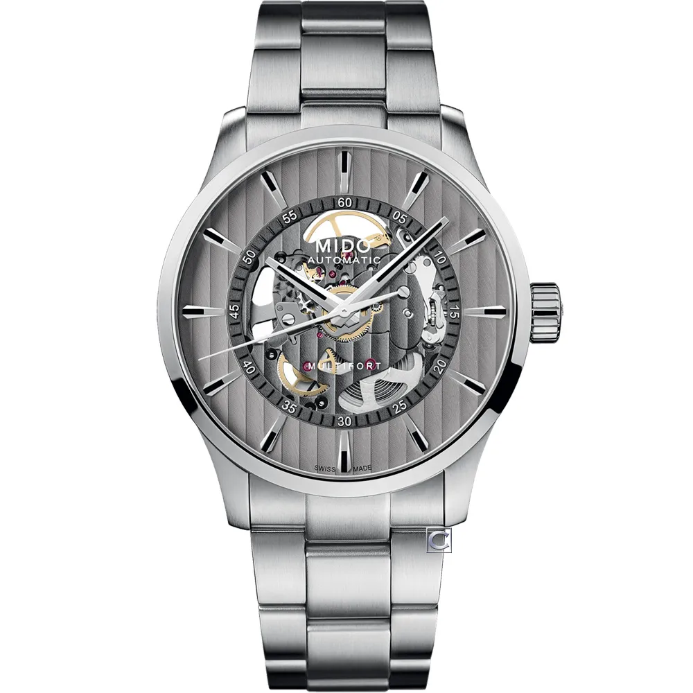 MIDO 美度 Multifort Skeleton Vertigo 鏤空機械錶-M0384363705100/42mm 歷史價格詳細信息