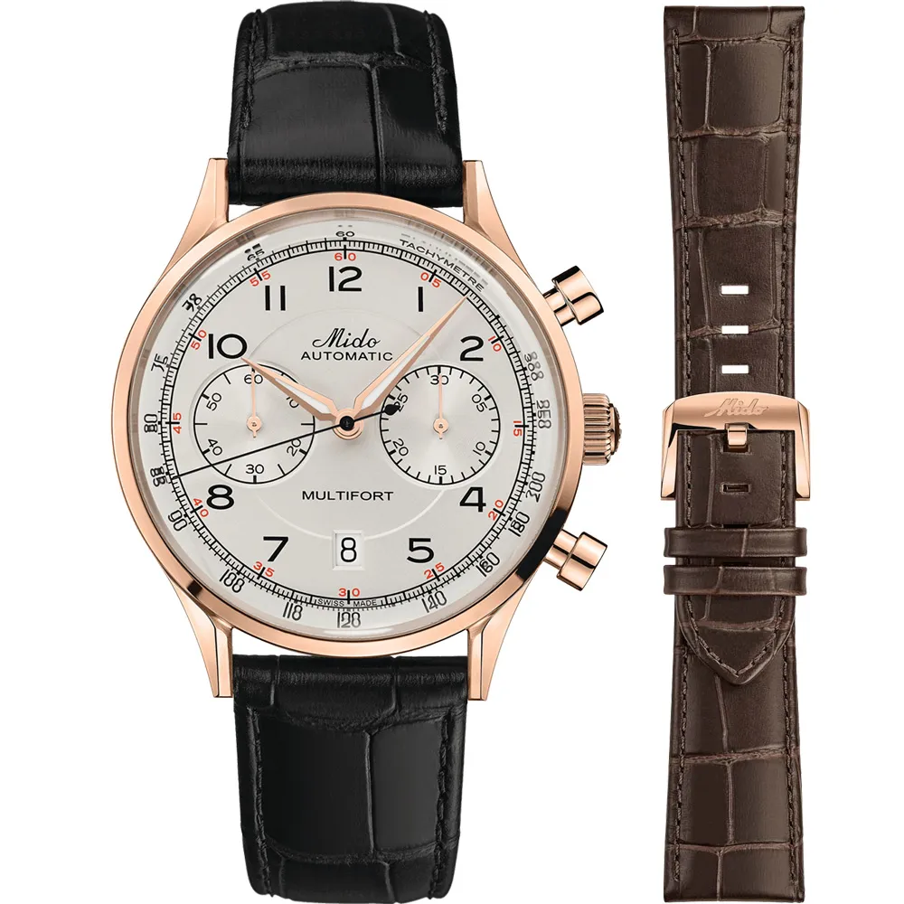 MIDO 美度 MULTIFORT 先鋒系列傳承者動力儲存80機械錶/綠/40mm/M0404071109100 歷史價格詳細信息