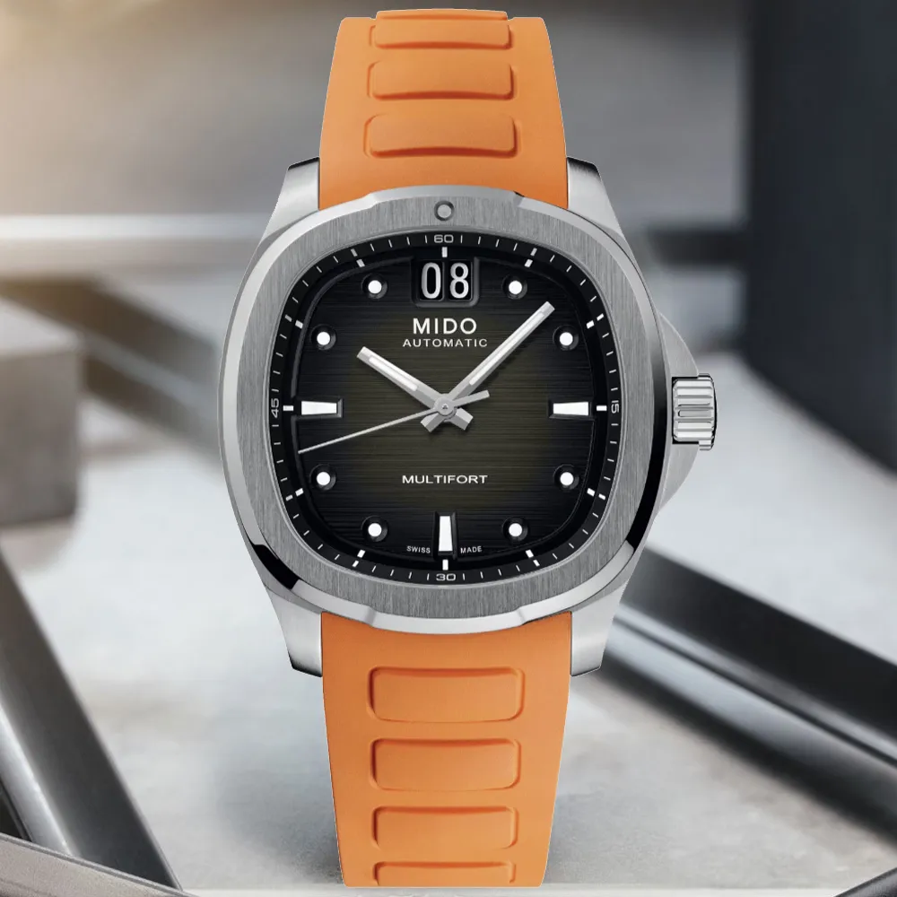 MIDO美度 MULTIFORT 先鋒系列 TV BIG DATE 復古機械腕錶 40mm / M0495261108100 歷史價格詳細信息