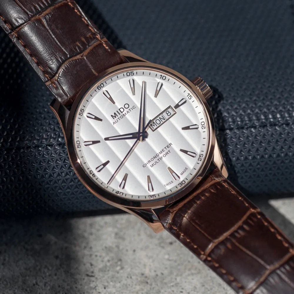 MIDO美度 MULTIFORT 先鋒系列 天文台認證 日期機械腕錶 42mm / M0384313603100 歷史價格詳細信息