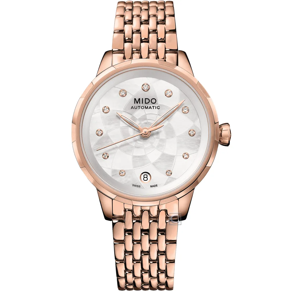 MIDO 美度 Rainflower 花雨系列機械女錶-銀/34mm M0432071101100 歷史價格詳細信息