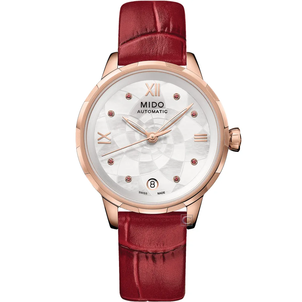 MIDO 美度 Rainflower 花雨系列機械女錶-銀/34mm M0432071101100 歷史價格詳細信息