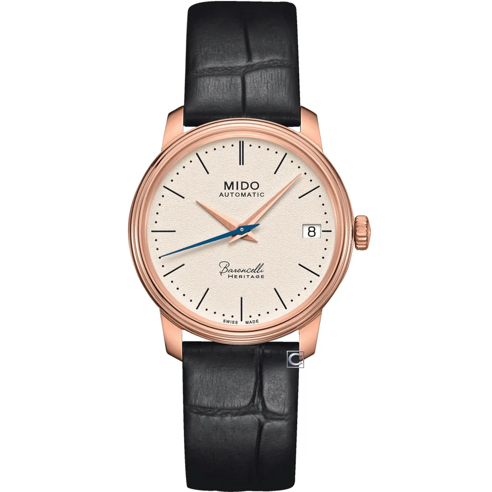 MIDO 美度錶 BARONCELLI 永恆系列 珍珠貝時尚機械錶-M0272073610600/33mm 歷史價格詳細信息