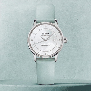 MIDO 美度 BARONCELLI 永恆系列套錶組-珍珠貝/34mm M0392071610600 歷史價格詳細信息