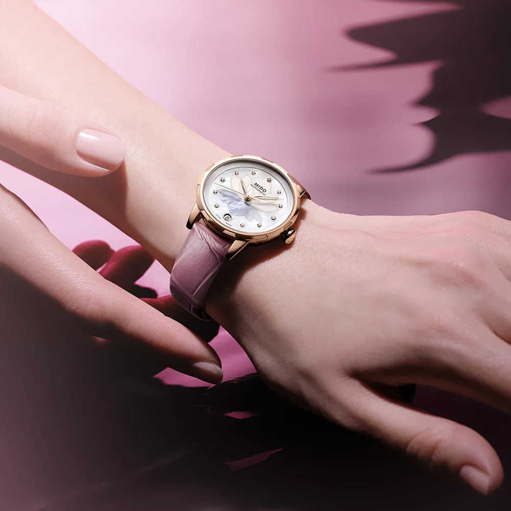 MIDO 美度 Rainflower 花雨系列機械女錶-銀/34mm M0432071101100 歷史價格詳細信息