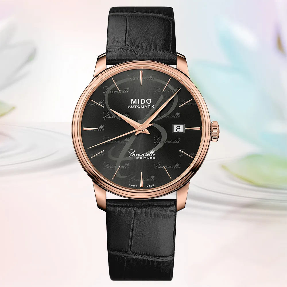 MIDO美度 BARONCELLI 永恆系列 超薄復刻機械腕錶 39mm / M0274071109100 歷史價格詳細信息