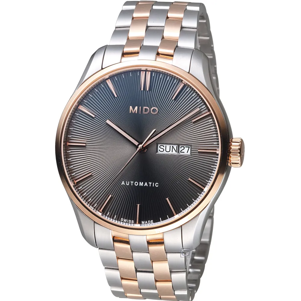MIDO 美度錶 Belluna Gent 時尚紳士80小時機械錶-M0246303606100/咖啡色42.5mm 歷史價格詳細信息