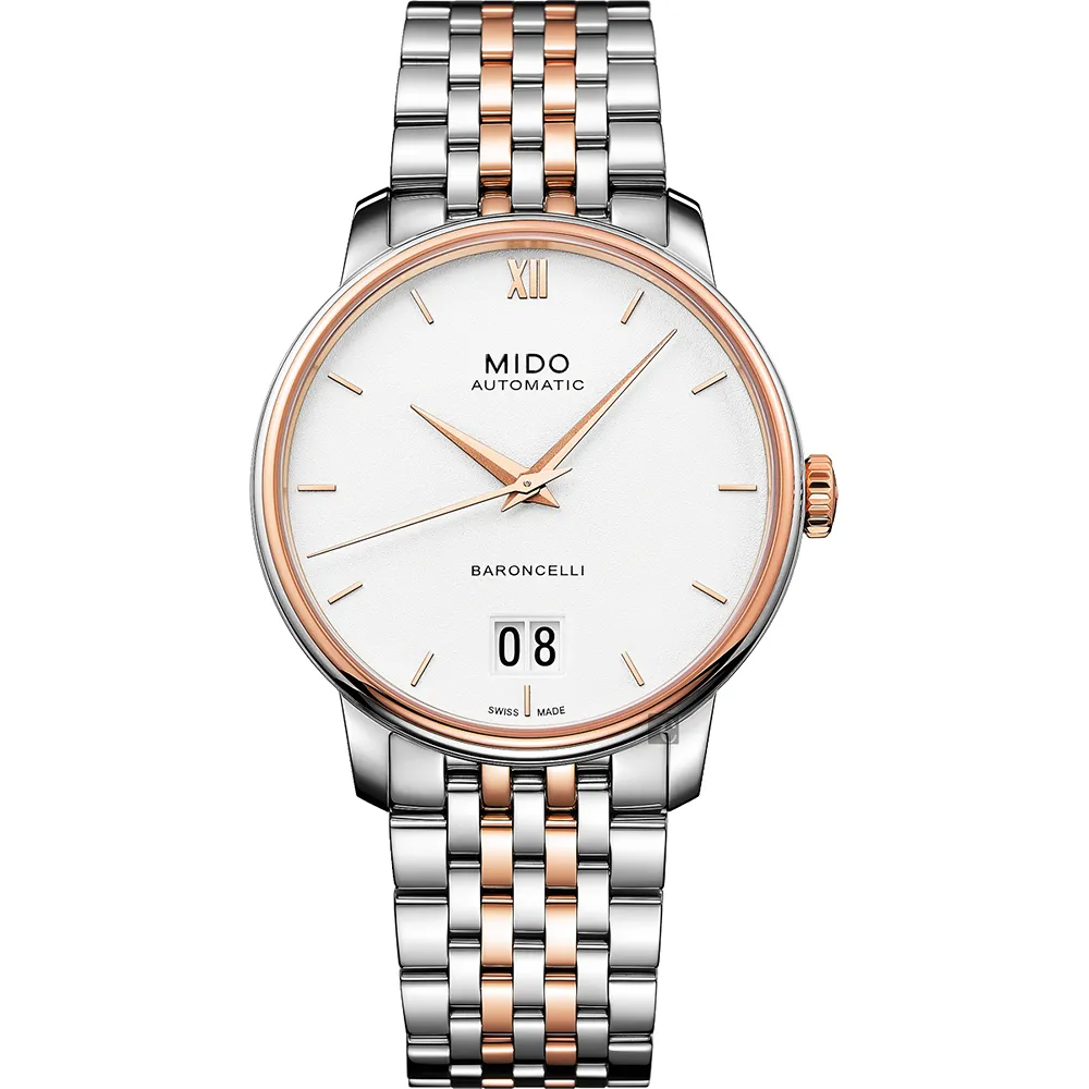 MIDO 美度 Baroncelli III 永恆系列機械女錶-銀x雙色/33mm M0272072201000 歷史價格詳細信息