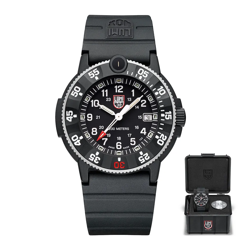 LUMINOX 雷明時NAVY SEAL 3500全新海豹2代系列腕錶-黃x白時標/45mm A3505 歷史價格詳細信息