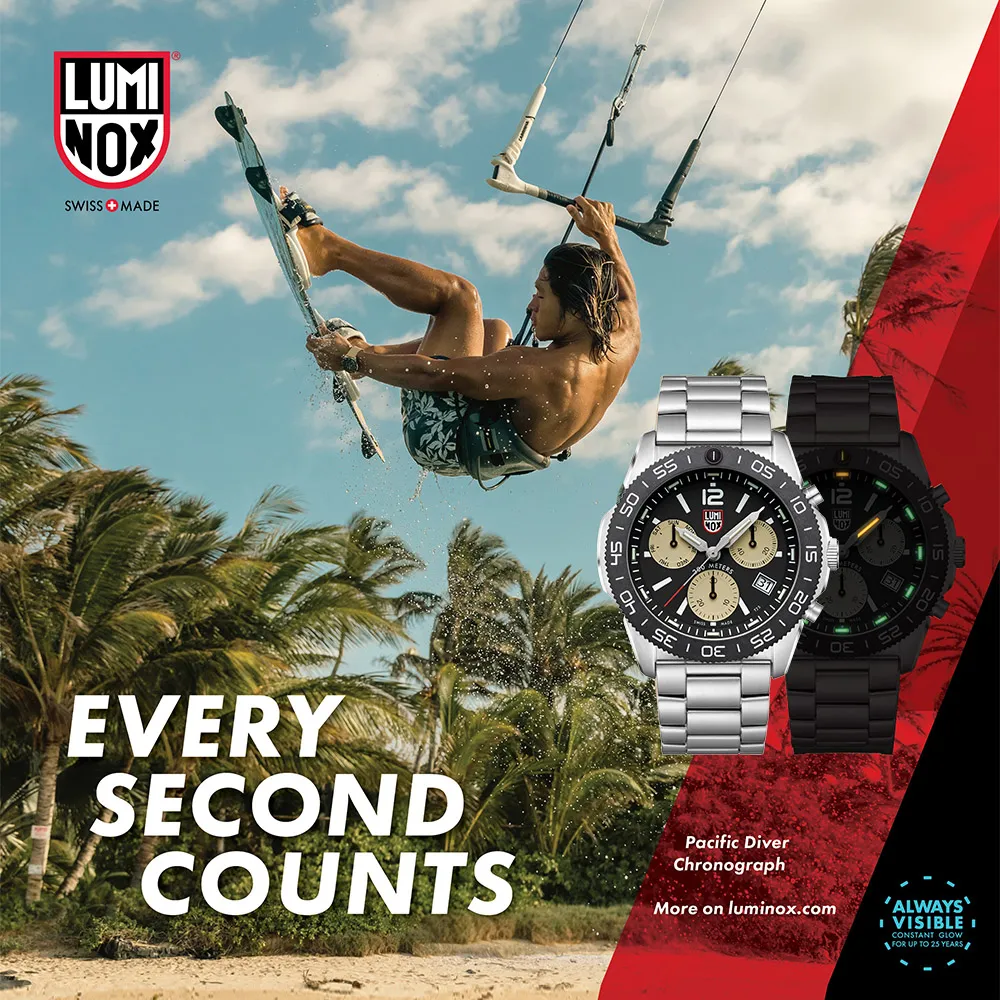 LUMINOX 雷明時 Pacific Diver太平洋潛行者 黑x紅 44mm 3121BO-RF 歷史價格詳細信息
