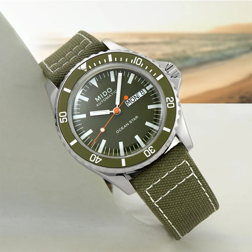 MIDO美度 OCEAN STAR 海洋之星 200米 復刻 潛水機械腕錶 40.5mm / M0268301809100 歷史價格詳細信息