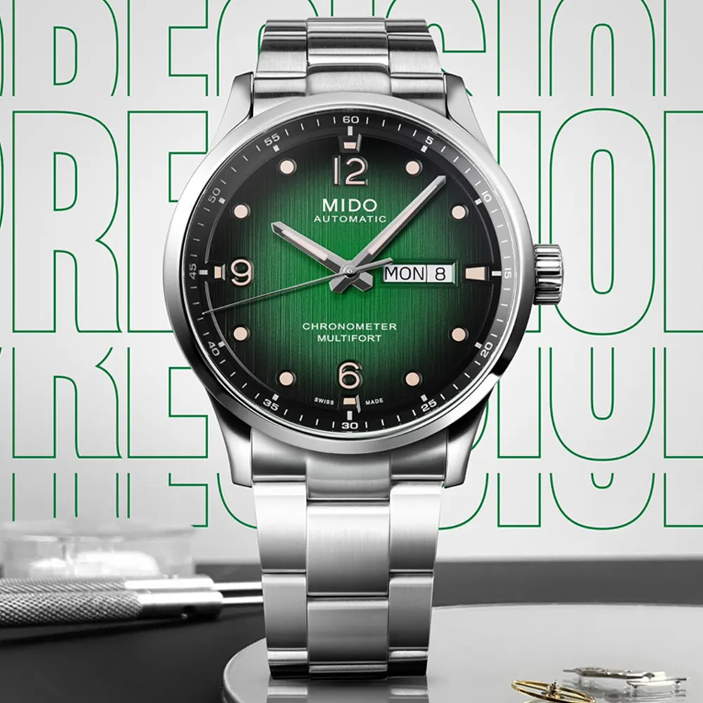 MIDO美度 MULTIFORT 先鋒系列 天文台認證 日期機械腕錶 42mm / M0384313603100 歷史價格詳細信息