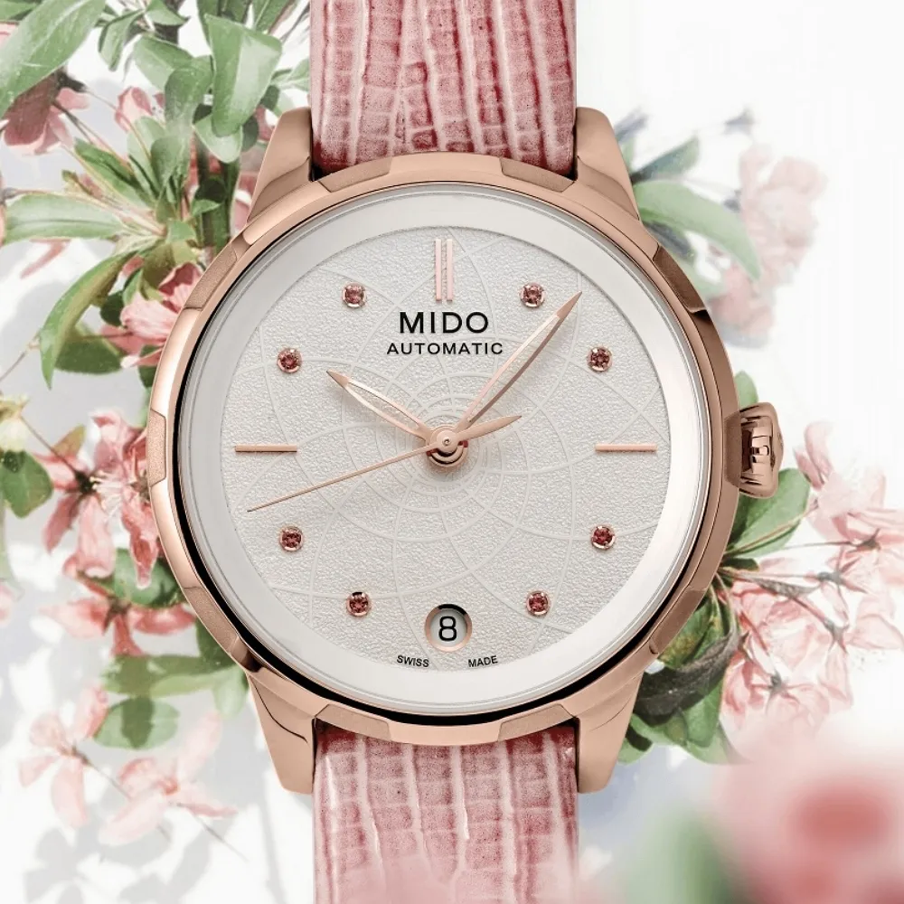 MIDO 美度 花雨 x 海洋之星系列 冷色調機械對錶 M0264301104100+M0432071613100 歷史價格詳細信息