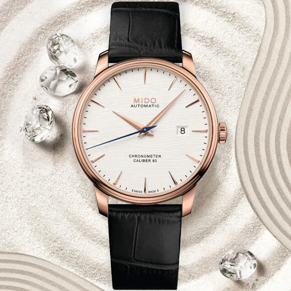 MIDO美度 BARONCELLI 永恆系列 天文台認證機械腕錶 40mm / M0274083603100 歷史價格詳細信息