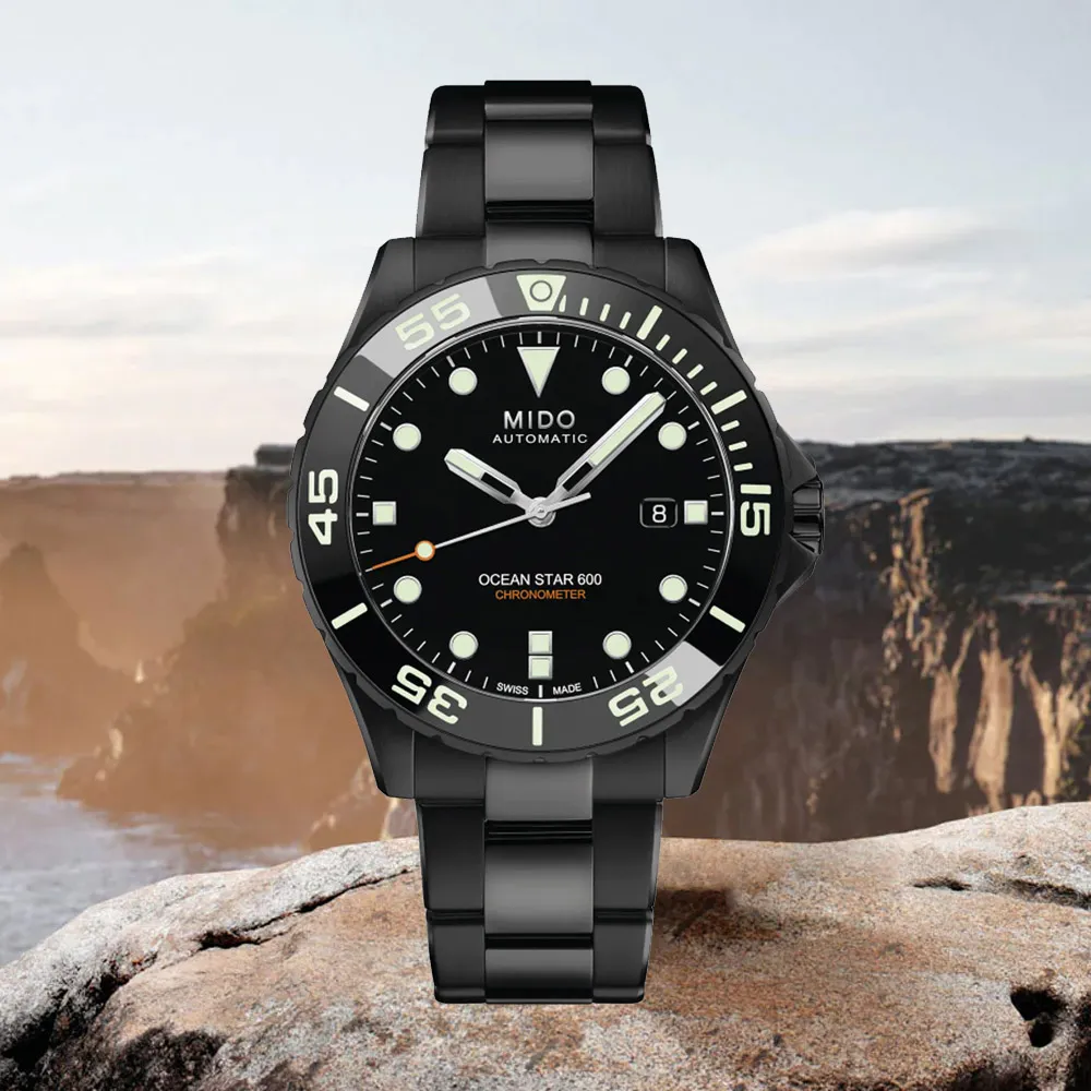 MIDO 美度 Ocean Star 海洋之星 特別版 GMT雙時區潛水機械錶-40.5mm M0268291804100 歷史價格詳細信息