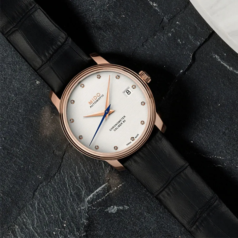 MIDO 美度 Baroncelli 永恆系列抗磁機械錶/黑/39mm/M0374071105101 歷史價格詳細信息