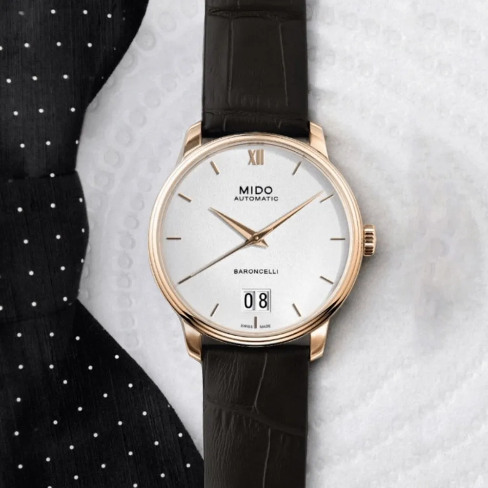 MIDO 美度 Baroncelli 永恆系列抗磁機械錶/黑/39mm/M0374071105101 歷史價格詳細信息