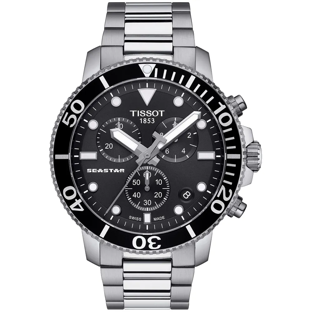 TISSOT SEASTAR 海星計時潛水錶 T1204171105100 45.5mm 歷史價格詳細信息
