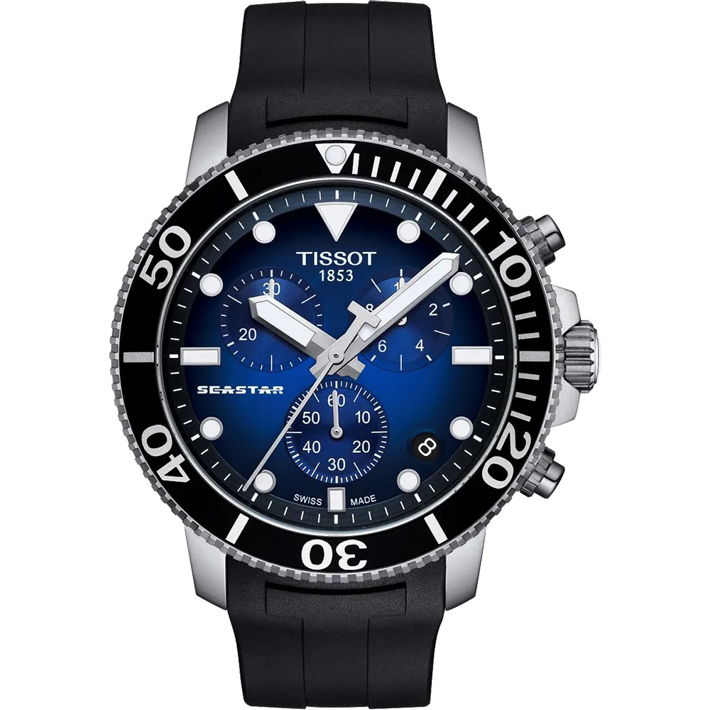 TISSOT 天梭 Seastar 海星300米潛水計時腕錶(T1204171742100)漸層紅 歷史價格詳細信息