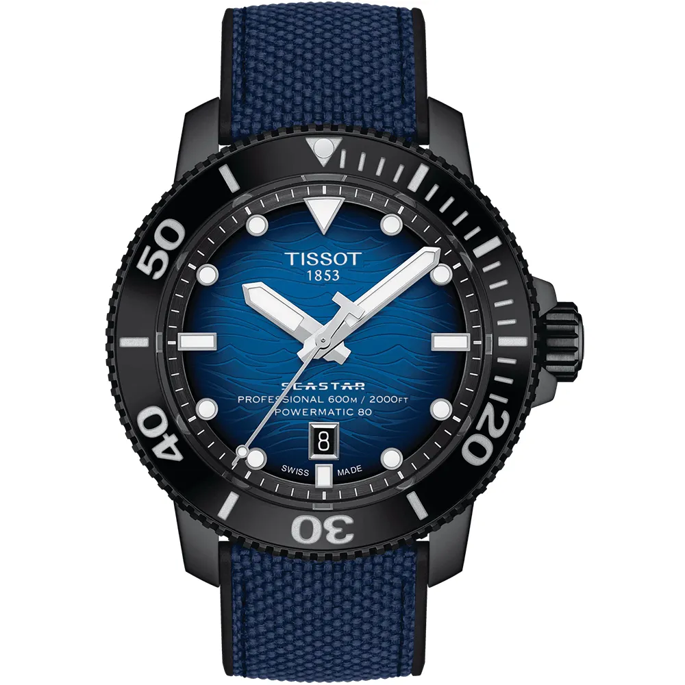 TISSOT 天梭 Seastar 海星陶瓷表圈300米潛水機械錶-43mm T1204071104103 歷史價格詳細信息