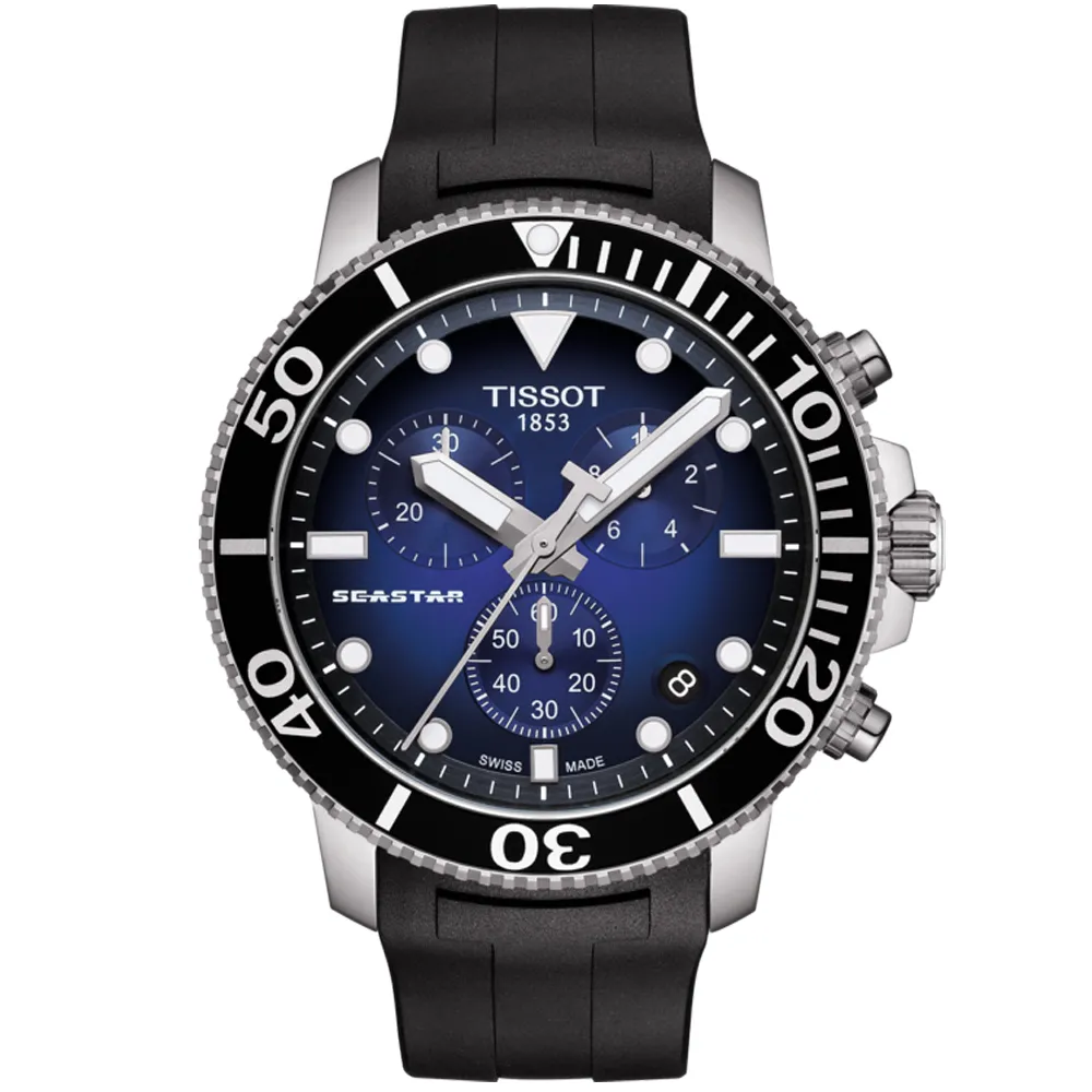 TISSOT SEASTAR 海星計時潛水錶 T1204171105100 45.5mm 歷史價格詳細信息