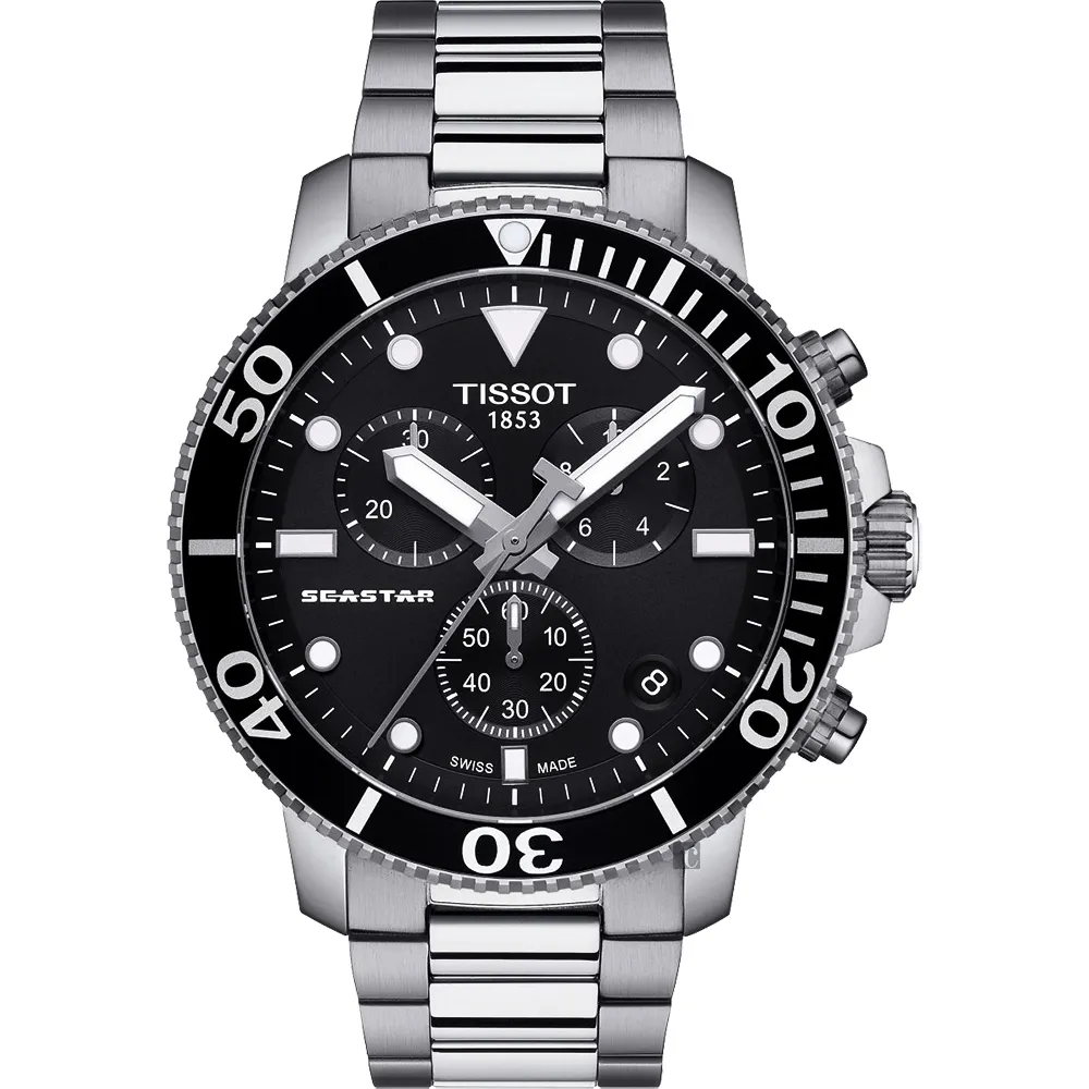 TISSOT SEASTAR 海星計時潛水錶 T1204171105100 45.5mm 歷史價格詳細信息