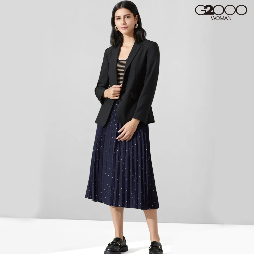 【G2000】 商務平紋低腰九分西裝褲-黑色 | 1625116699 品牌旗艦館 OL穿搭 歷史價格詳細信息