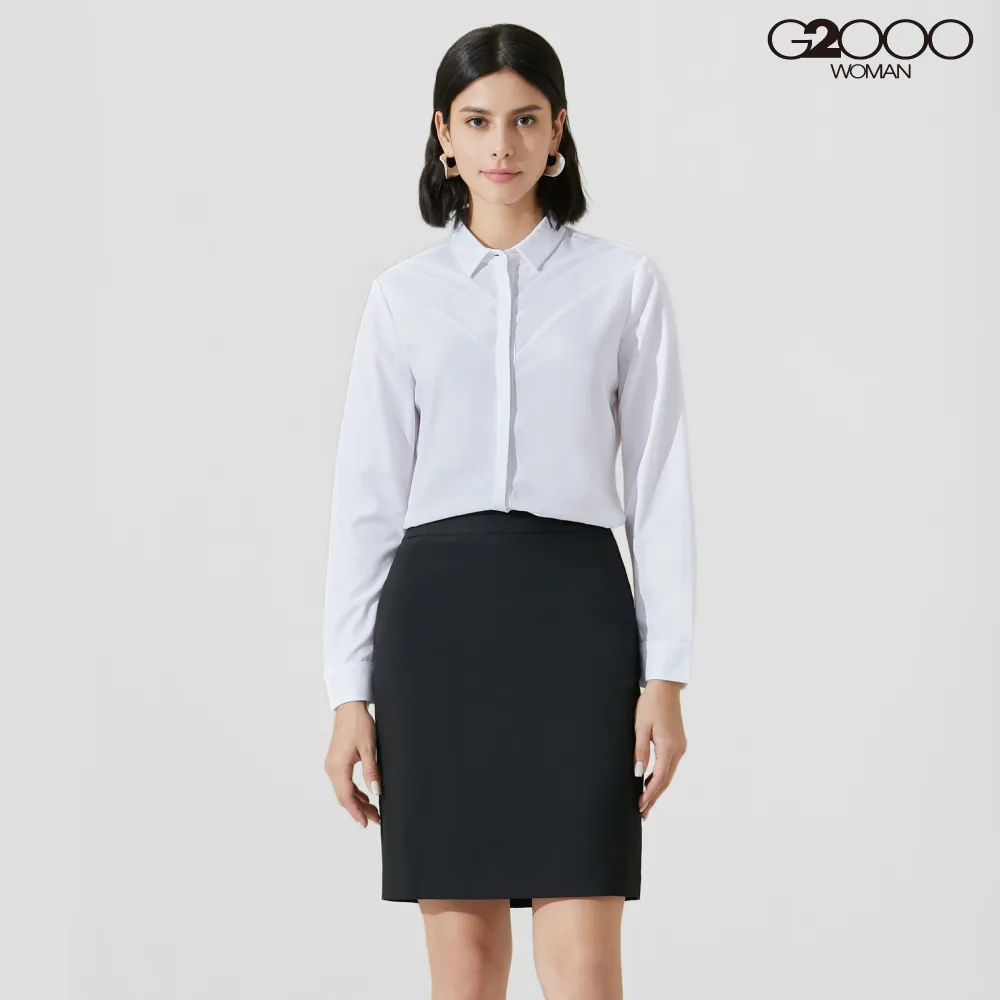【G2000】 商務平紋低腰九分西裝褲-黑色 | 1625116699 品牌旗艦館 OL穿搭 歷史價格詳細信息