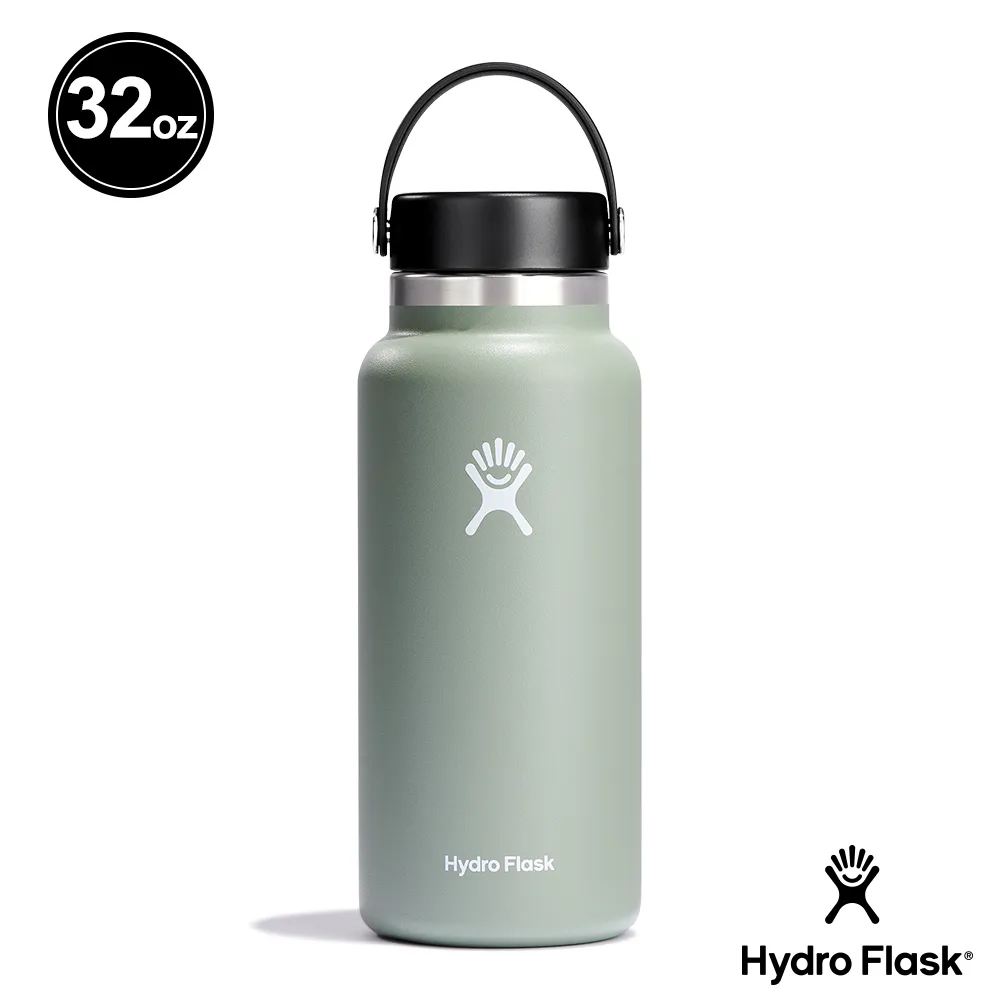 Hydro Flask 寬口 真空保溫鋼瓶 20oz 591ml 時尚黑 經典白 橄欖綠 藥草綠 鈷藍色 西瓜紅 木槿橘 歷史價格詳細信息