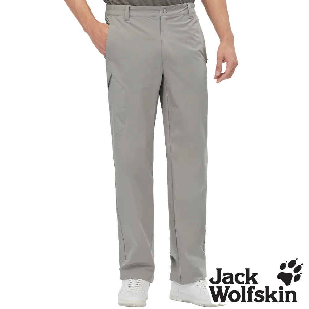 【Jack wolfskin 飛狼】男 修身彈性排汗休閒長褲『鐵灰』. 歷史價格詳細信息
