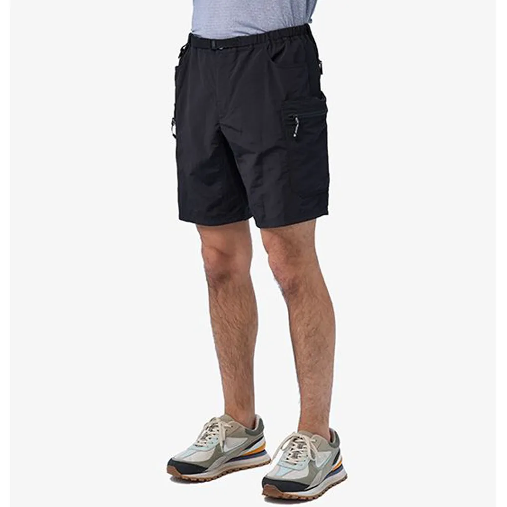 【荒野 WildLand】男 透氣抗UV多口袋工裝短褲(3L大尺碼) 防潑水.抗UV50+/0B21390-165 印黑色 歷史價格詳細信息