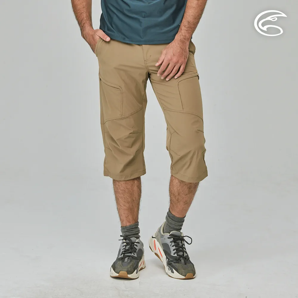 ADISI 男彈性快乾休閒七分褲AP2311100 (S-3XL) 松露灰｜四面彈 輕薄透氣 速乾 吸濕排汗 休閒褲 歷史價格詳細信息