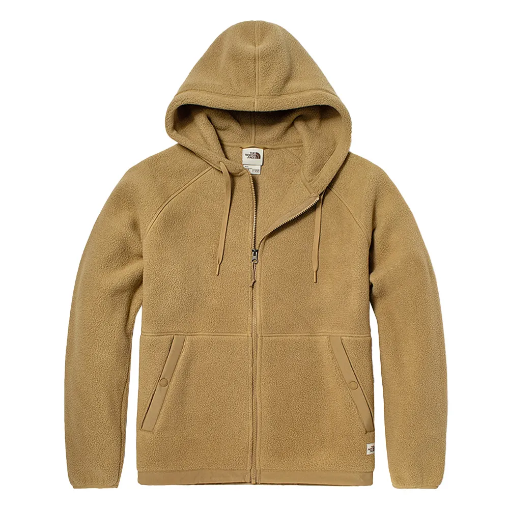 The North Face 卡其黑 絨布 NF0A3VTZ 雙向拉鍊 防風連帽外套 全新 US L/ASIA XL 歷史價格詳細信息