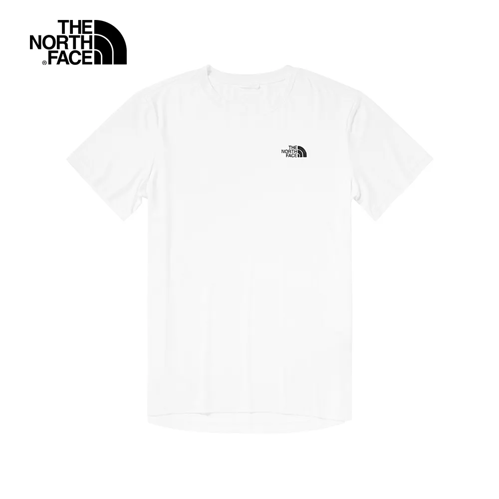The North Face北面男款白色吸濕排汗防曬短袖T恤｜5JYQFN4 歷史價格詳細信息