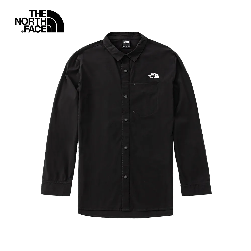 【The North Face 男 防潑水長袖襯衫《瀝青灰》】4NCQ/彈性透氣休閒上衣/薄長袖襯衫/防曬襯衫/悠遊山水 歷史價格詳細信息