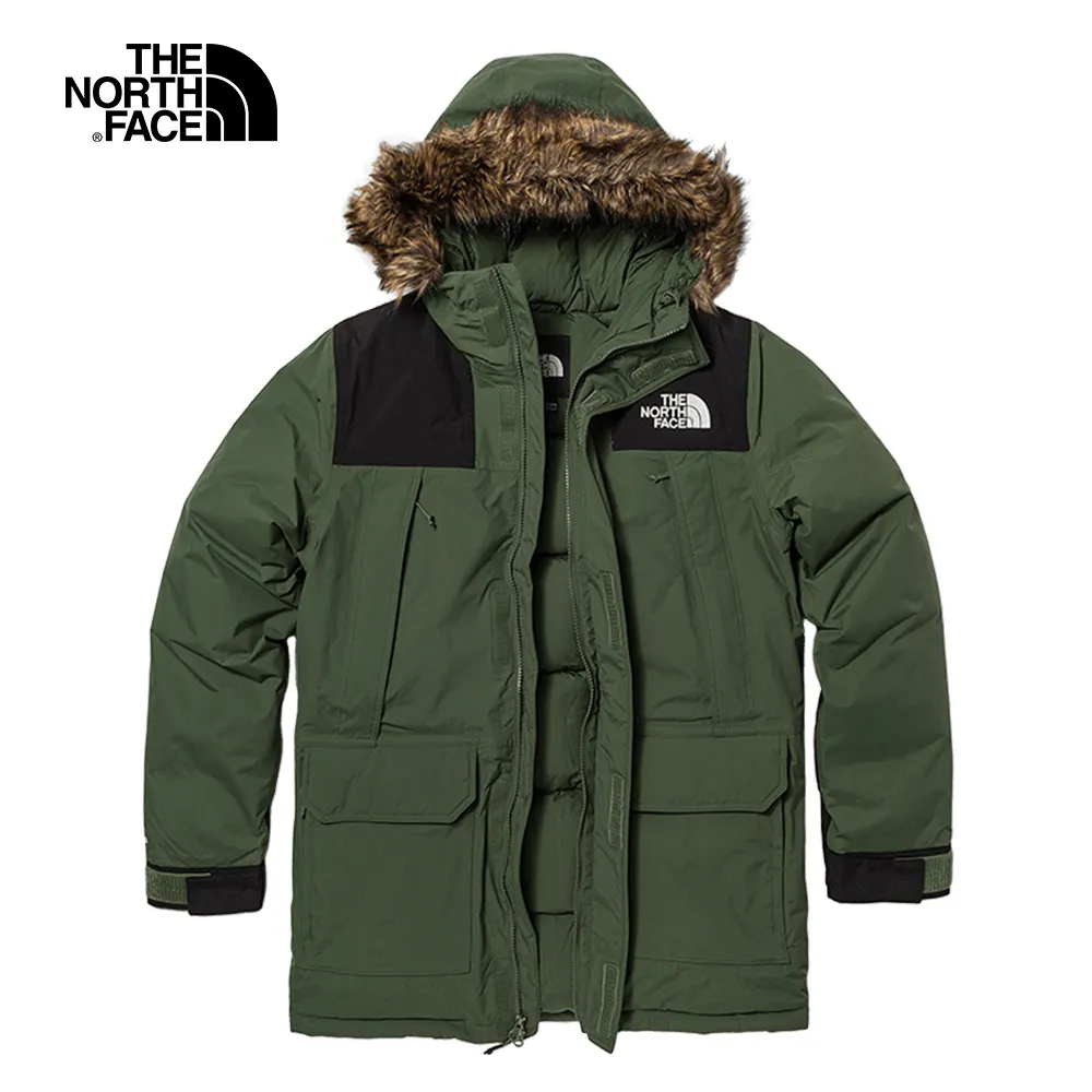 The North Face北面男款綠色防水透氣保暖舒適連帽鋪棉外套｜82VUOO3 歷史價格詳細信息